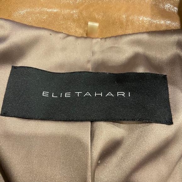 Elie Tahari leather jacket - Picture 3 of 3